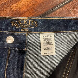 rockies dark wash jeans size 6